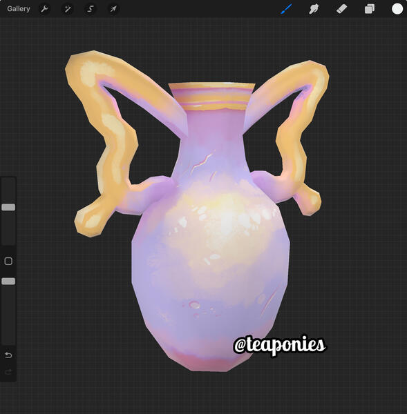 Painted Butterfly Amphora