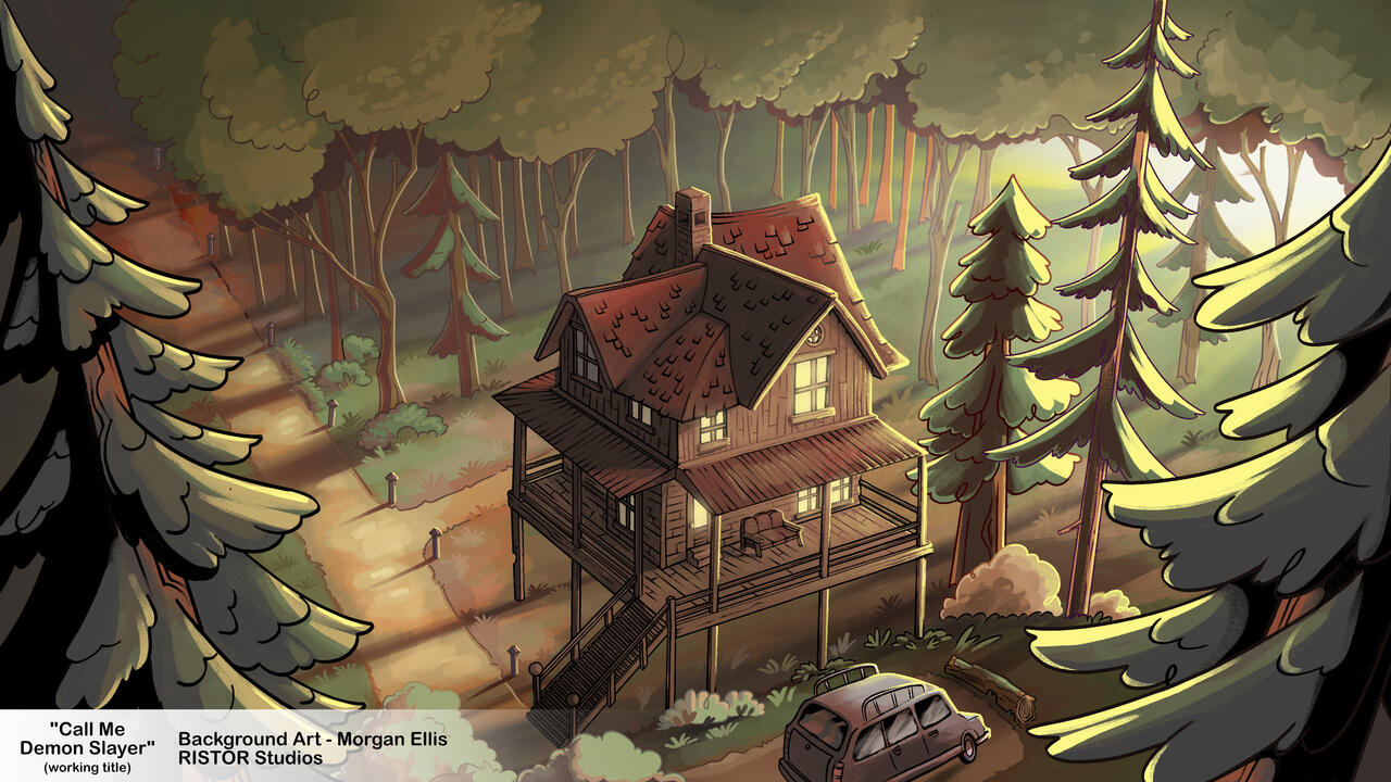 Call Me Demon Slayer - Day Background